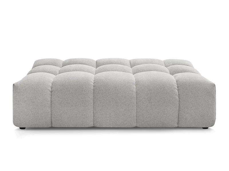 Hocker BOBOCHIC EVEREST 100x166x40cm stoff chiniert hellgrau