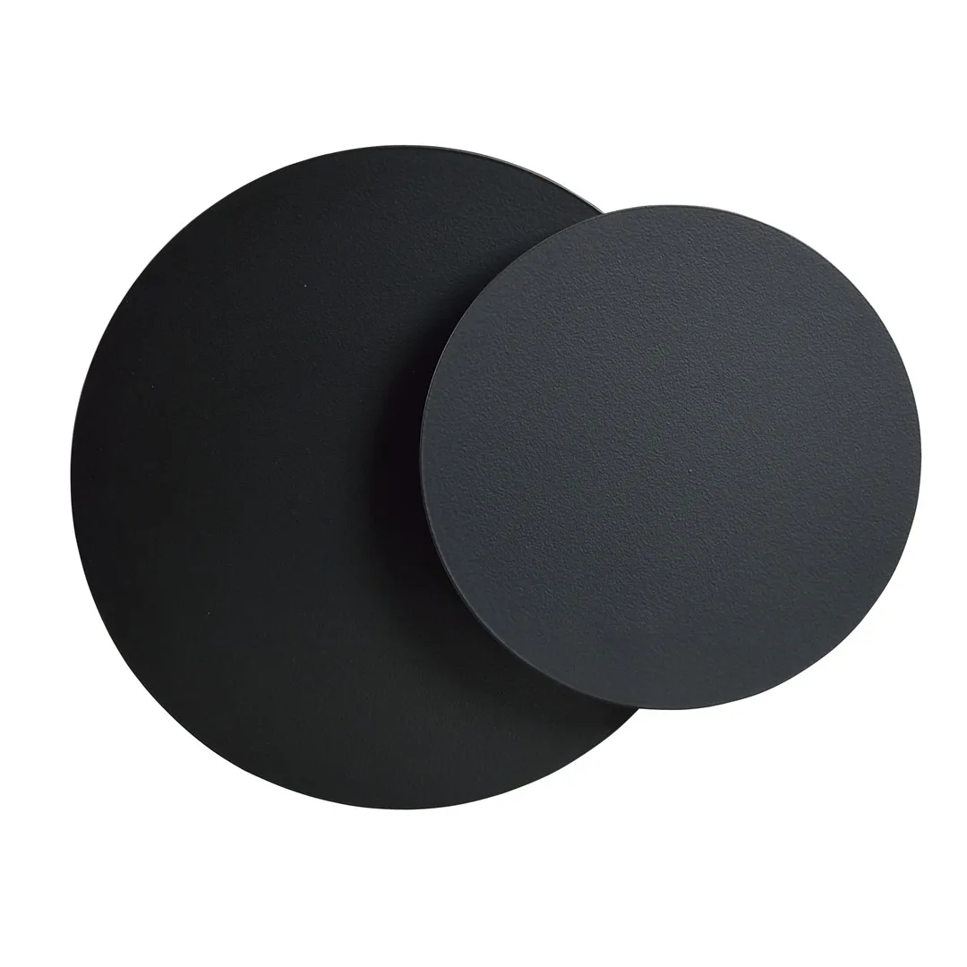 Emibig Lighting - Circle 22cm - Vägglampa - Svart