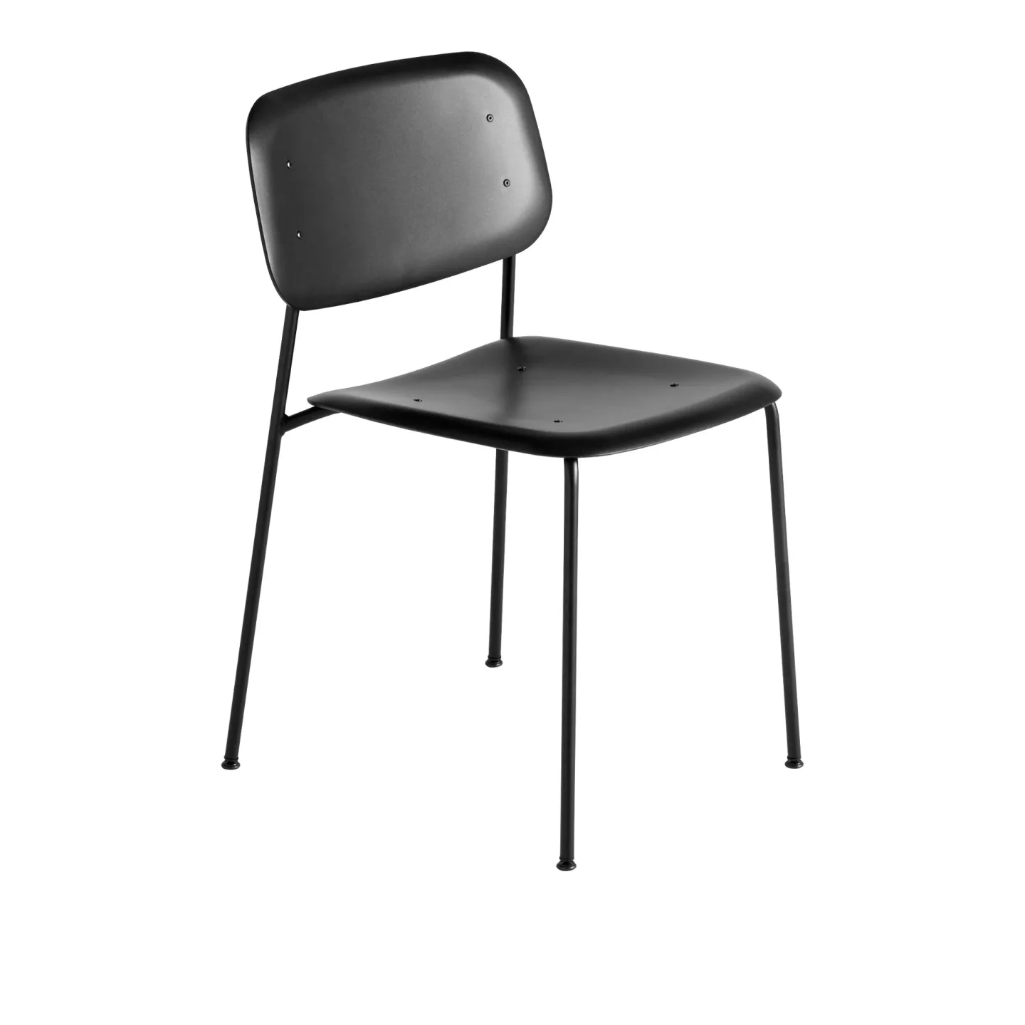 HAY - Soft Edge 45 - Black Base - Black - Matstolar - Iskos-Berlin - Svart - Metall/Plast