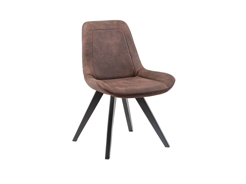 Stuhl AROSA Stoff rotbraun