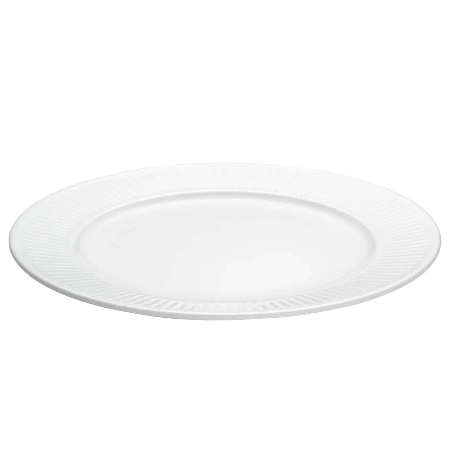 Pillivuyt Plissé tallrik Ø 24 cm Vit