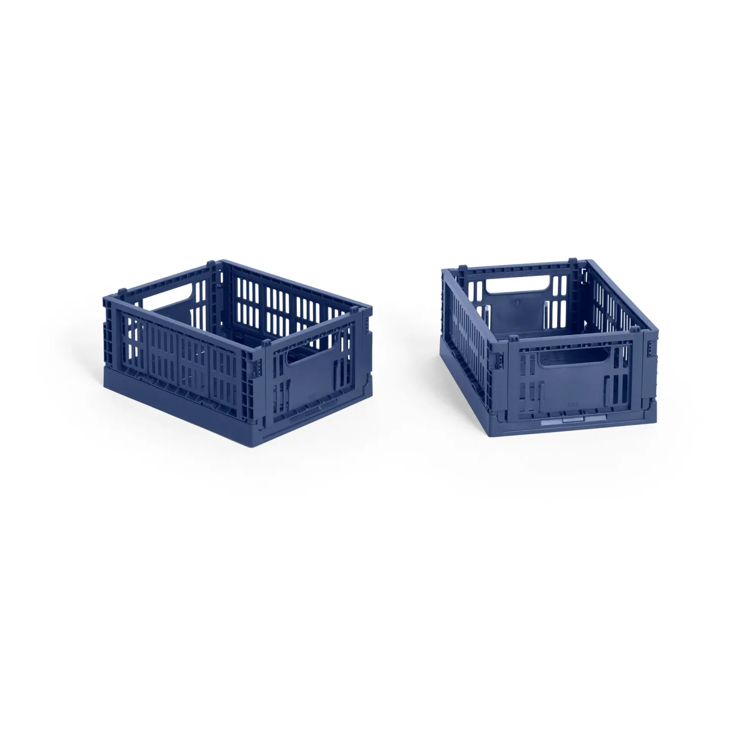 HAY HAY Colour Crate Mini 2er-Pack 13x17 cm Dark blue