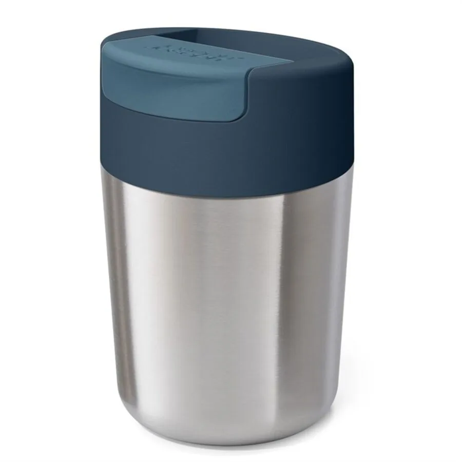 Thermobecher Joseph Joseph Sipp Edelstahl Edelstahl/Kunststoff 0.34 l - Material: Edelstahl/Polypropylen/Silikon
