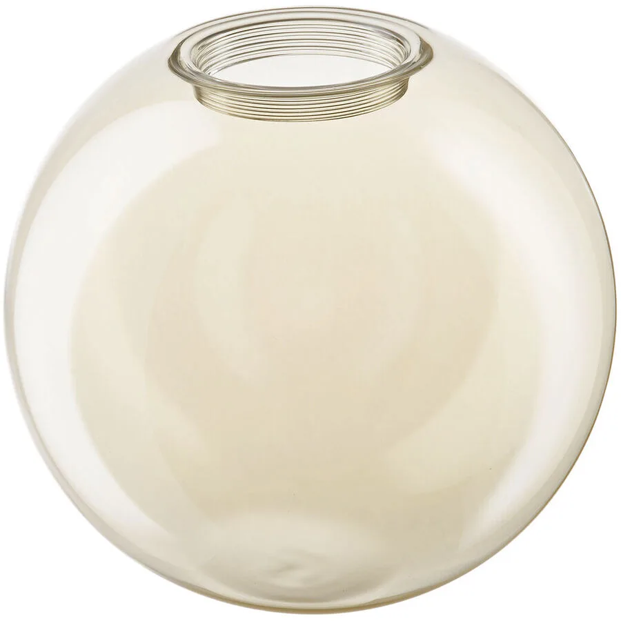Lampenschirm Amelia Braun Glas 25 cm - Farbe: cognac