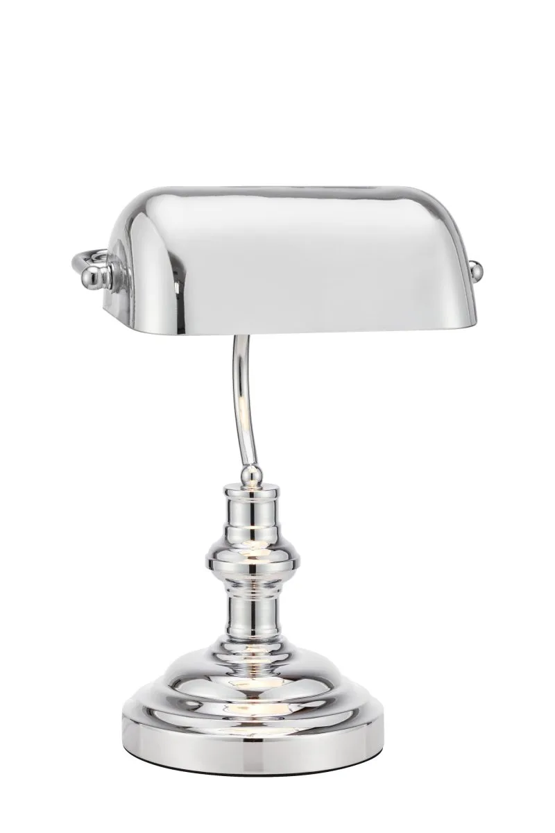 Markslöjd - Bankers 42cm - Skrivbordslampa - Krom
