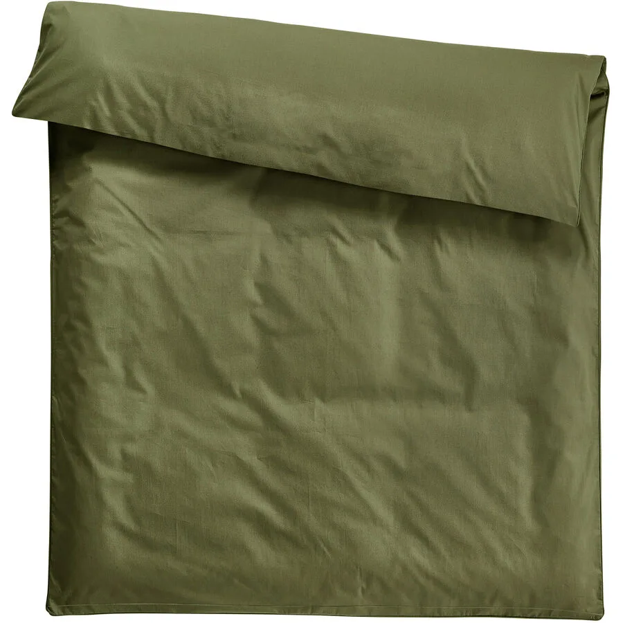 Duvetbezug Kos Grün Satin 200 cm 210 cm