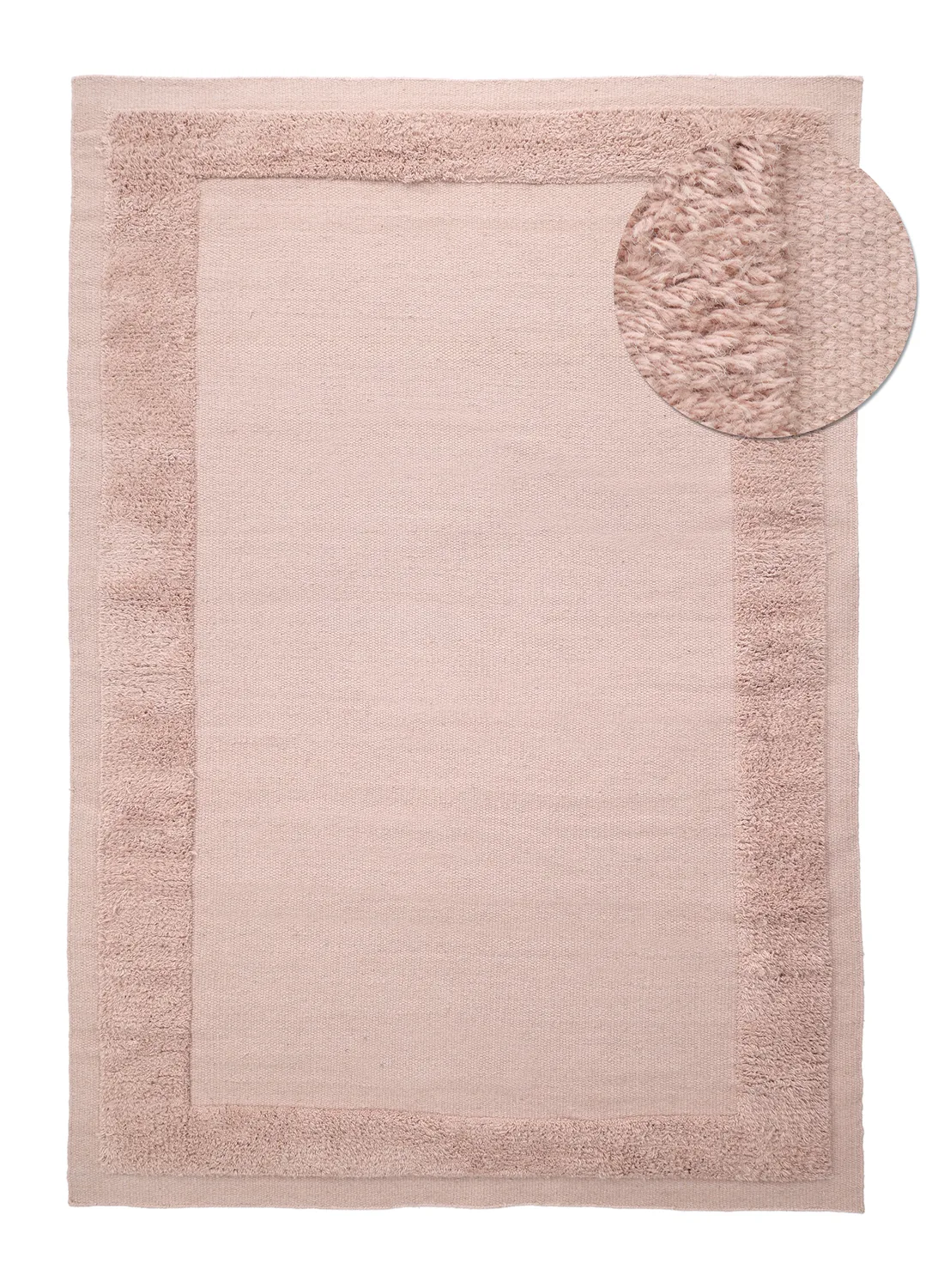 Ullteppe - Beja (støvet rosa) (Størrelse: 200 x 290 cm)