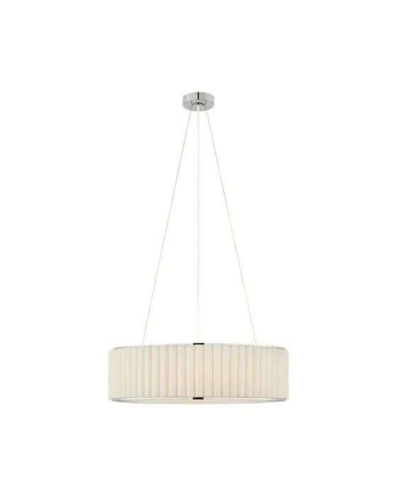 Palati loftlampe nikkel