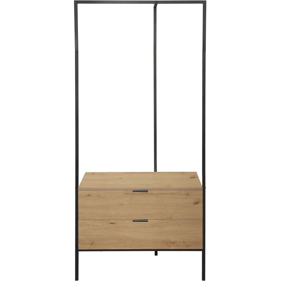 Garderobe Dolan eiche Holzwerkstoff B 85 T 45 H 190 cm