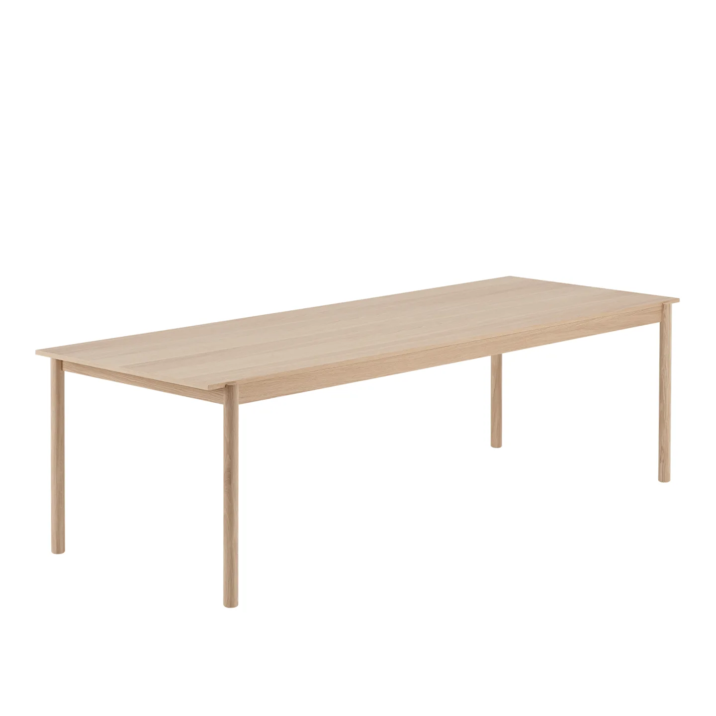 Muuto - Linear Wood Table 260 cm, Oak - Matbord - Thomas Bentzen - Träfärgad - Trä