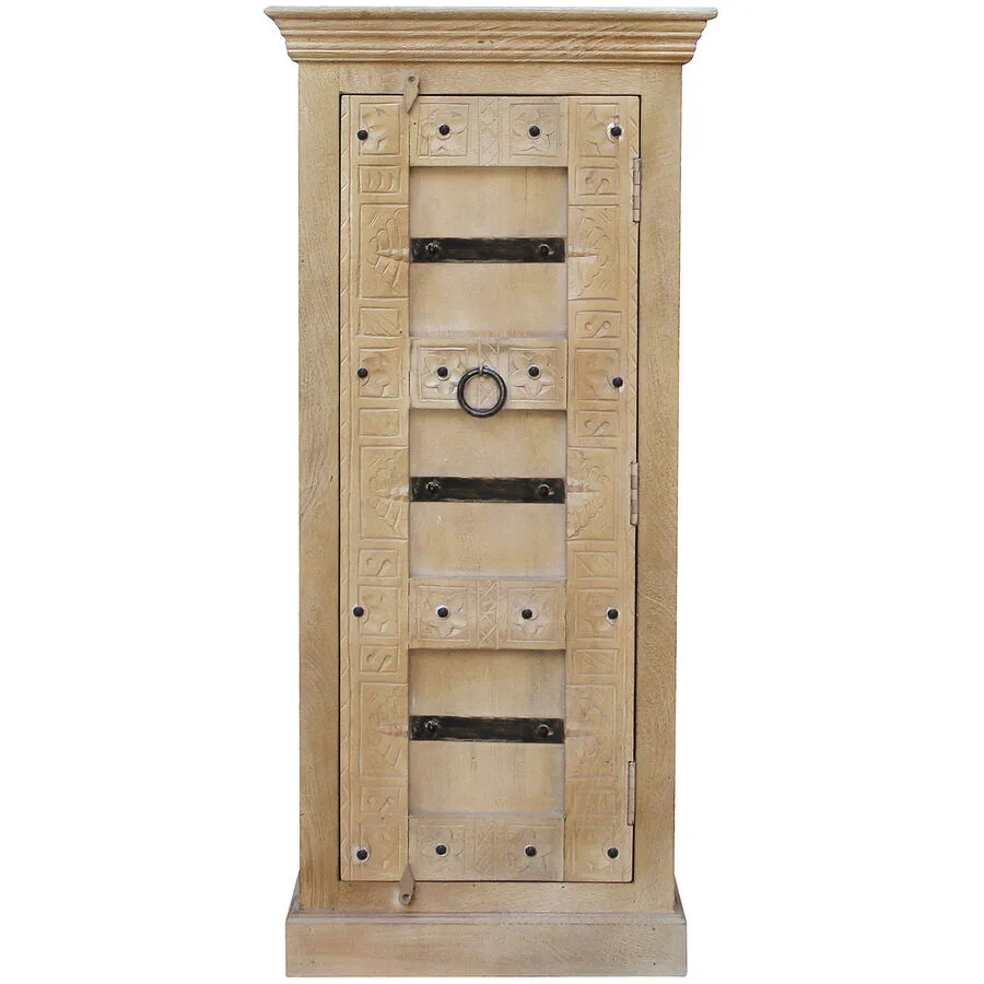 Kommode Anela natur Mangoholz B 55 H 120 cm