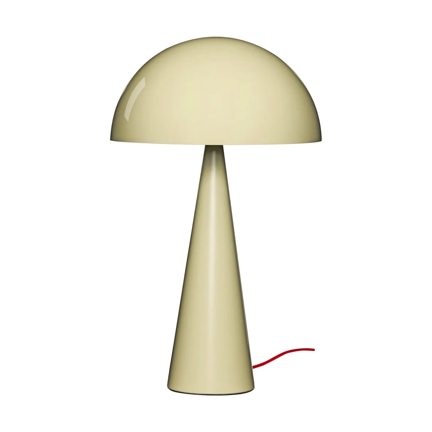 Hübsch Mush Tischleuchte Sand, tall 50 cm