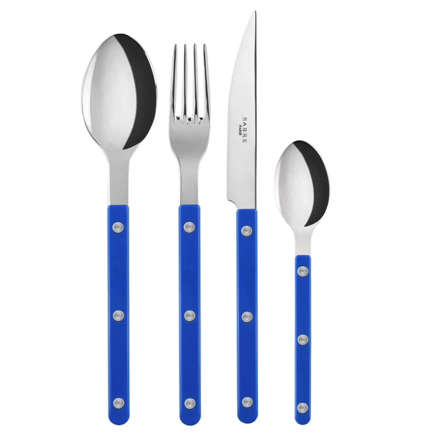 Sabre Paris - Bistrot solid bestickset 24 delar lapis blue - Bestickset - Metall