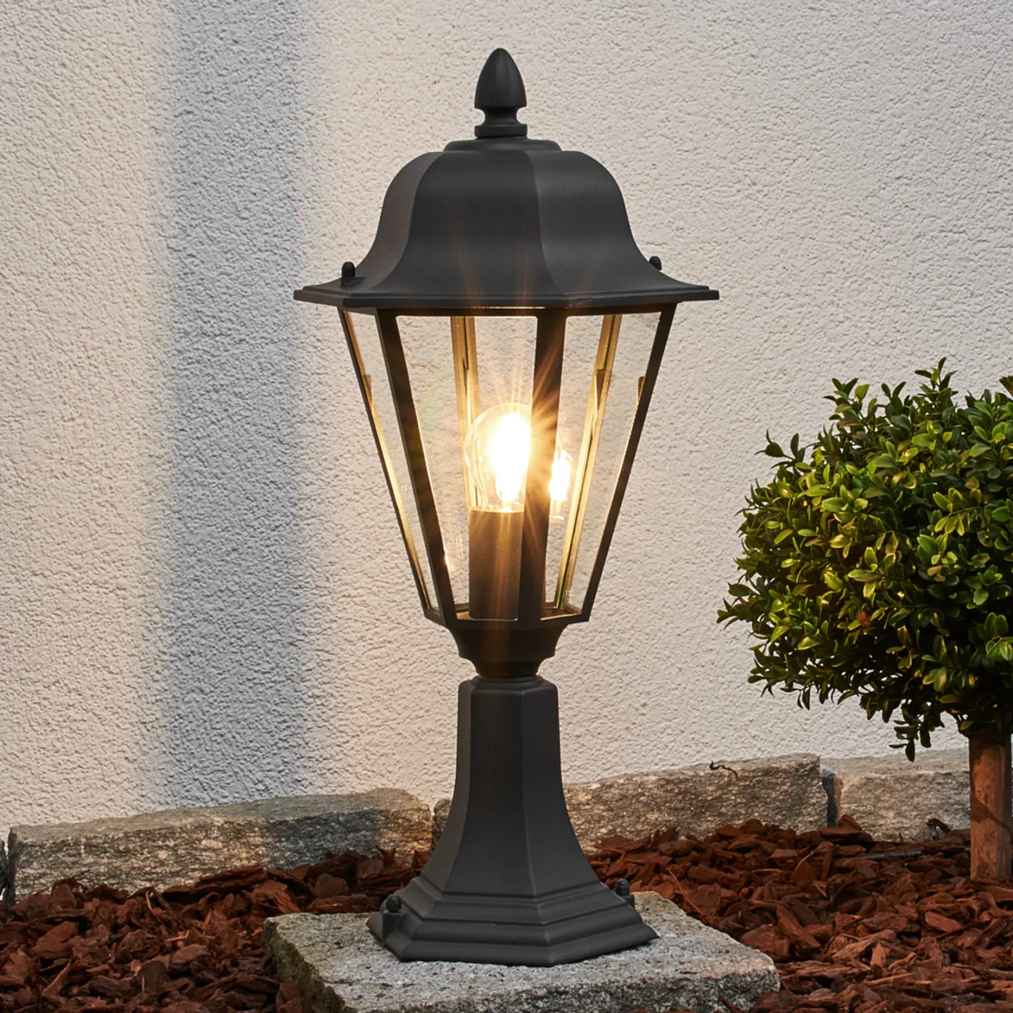 Edana Trädgårdslampa Graphite - Lindby - Terrass - Modern - Metall - Med en ljuskälla