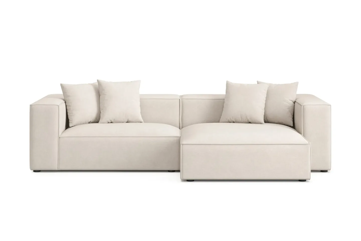 Havana 3-sits Låg Soffa med vändbar divan - Beige
