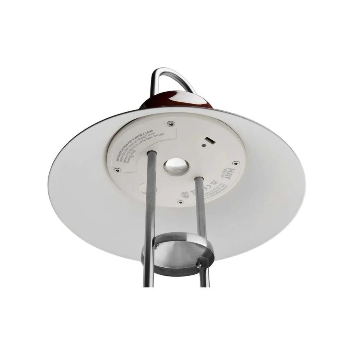 Mousqueton Portable Bordlampe Oyster White - HAY - Stue - Metal