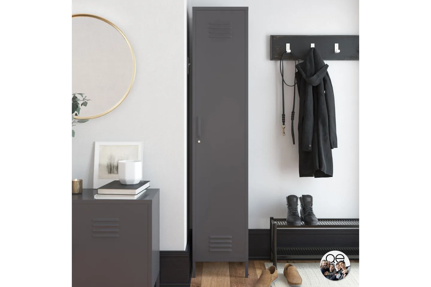 Bradford Highboard Grå - Dorel Home