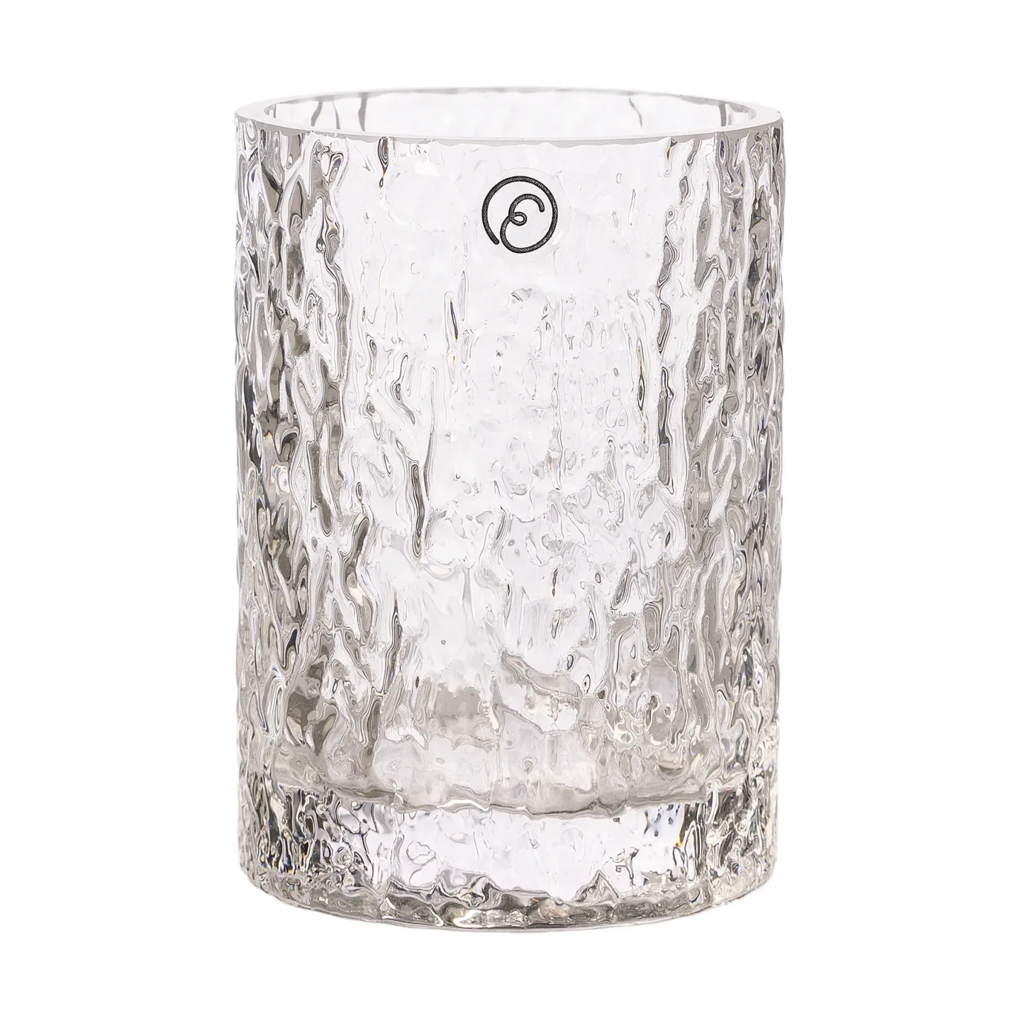 ERNST Ernst Vase/Lichtlaterne gemustert Klar, Ø5,3x8,5 cm