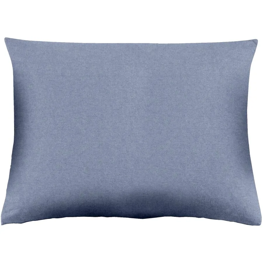 Kissenbezug Bettina Jeans Einfarbig Baumwolle B 65 T 100 cm - Material: 100% Baumwoll-Flanell