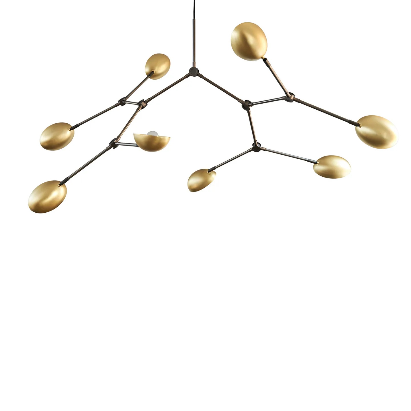 101 Copenhagen - Drop Chandelier Brass - Takkronor - Kristian Sofus Hansen,Tommy Hyldahl - Guld