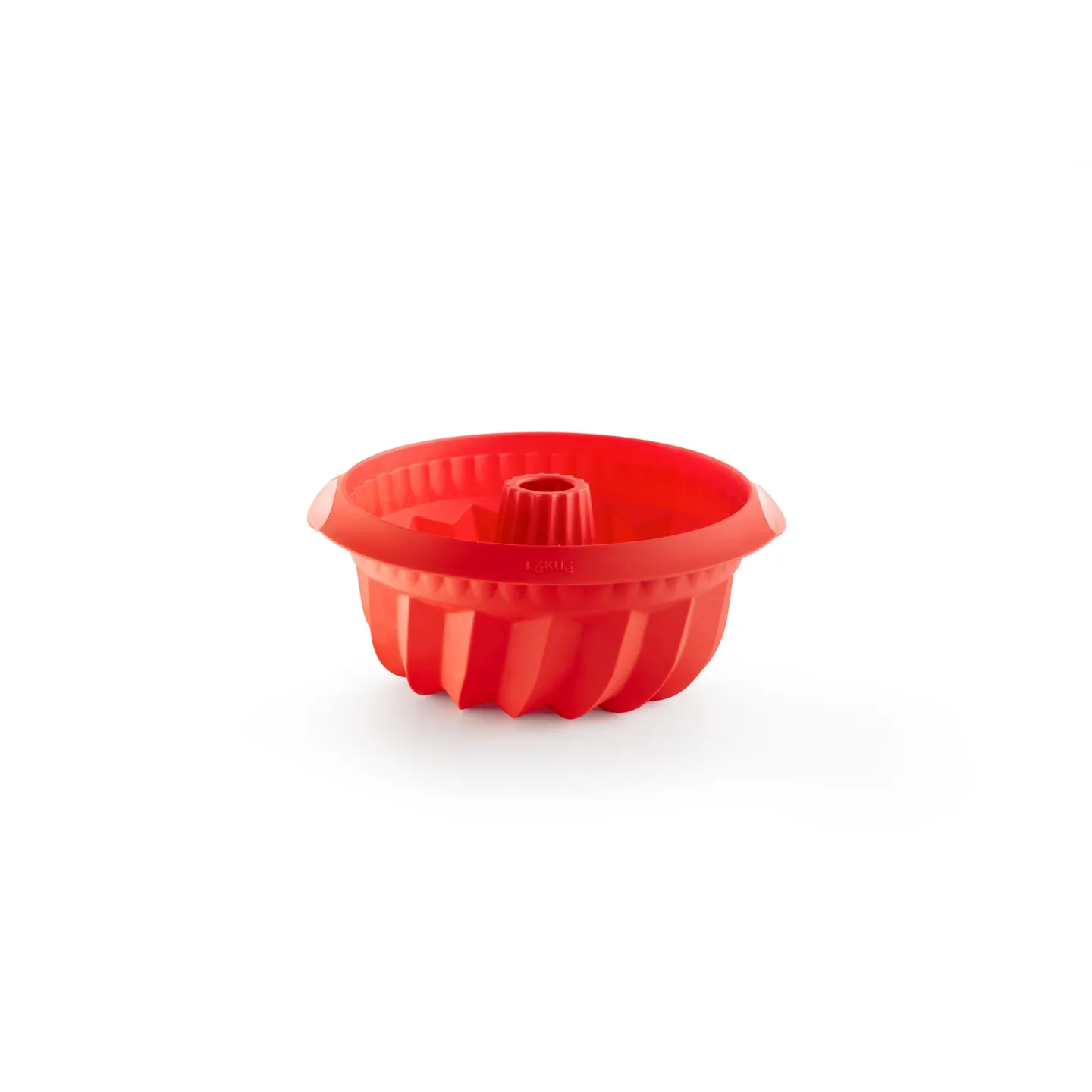 Lékué Lékué tiefe Savarinform Silikon Ø22 cm Rot