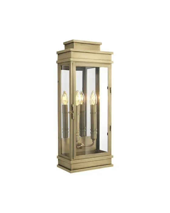 Linley væglampe antik messing