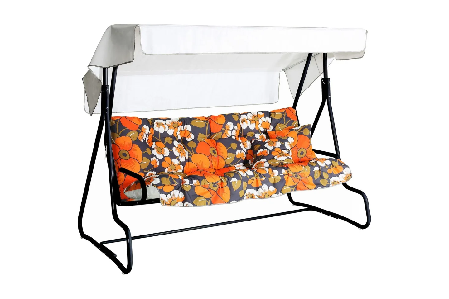 De Grande 3- pers. hammock, 77B - Grå/Orange