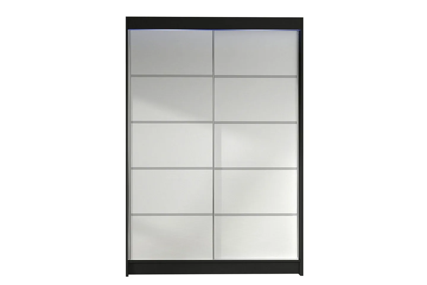 Liverpool Garderob 120x200 cm - Vit/Svart