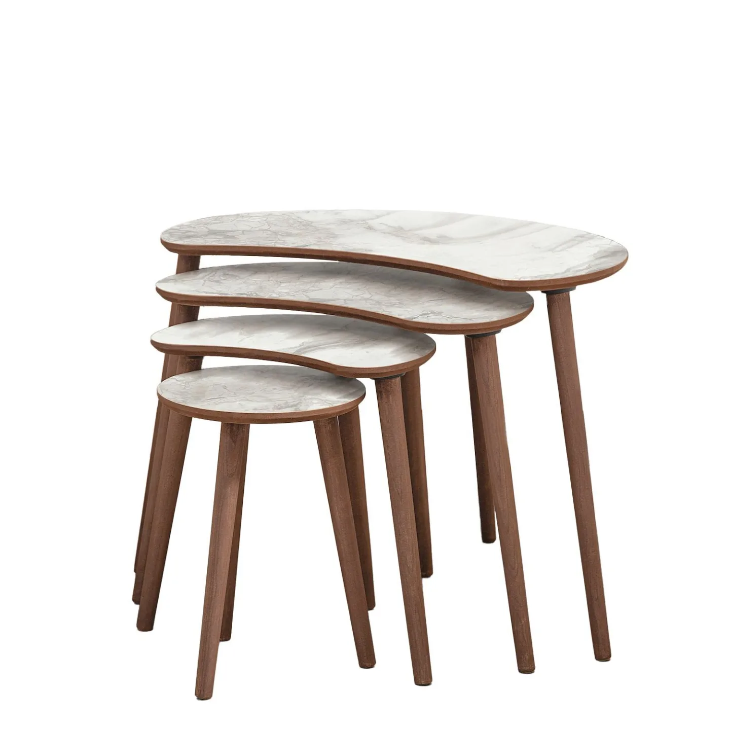 Indumati Satsbord 75 cm - Vit