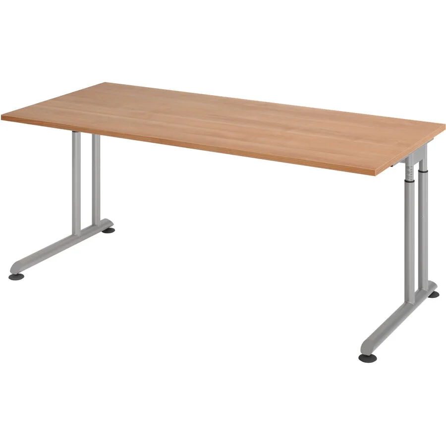 Schreibtisch Office nussbaum Holzwerkstoff B 180 T 80 cm