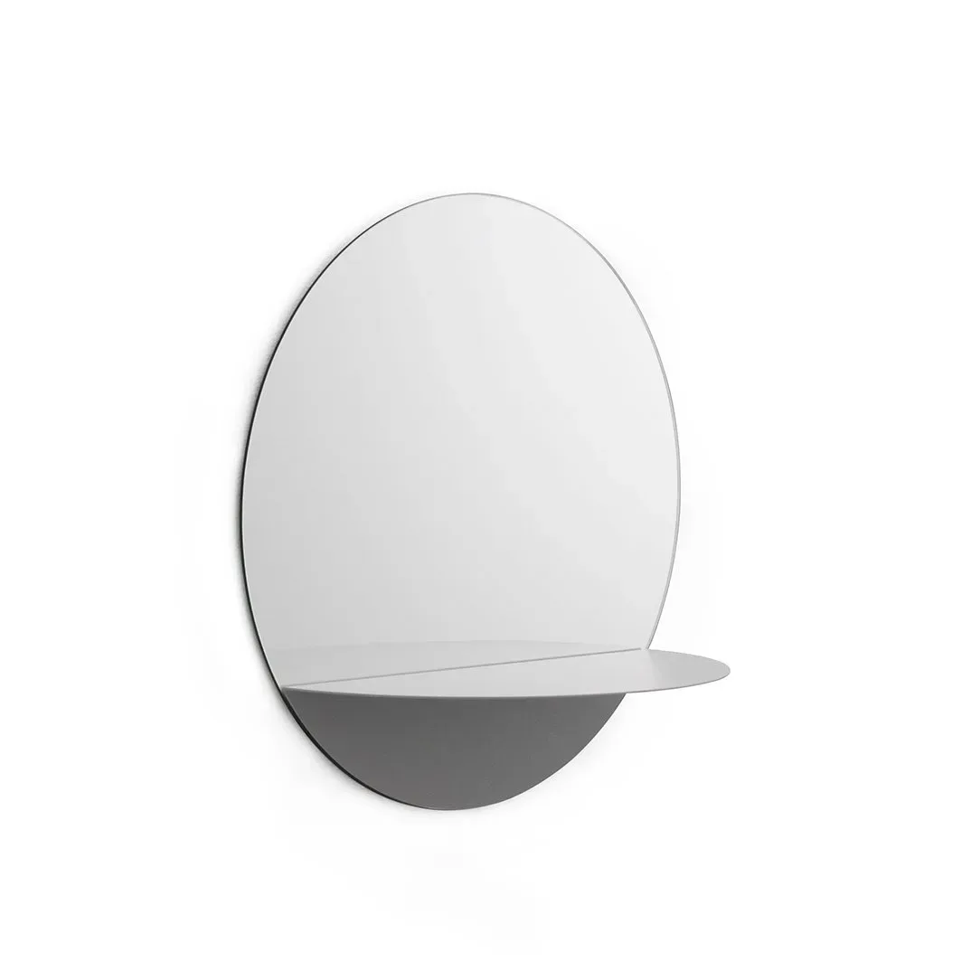 Normann Copenhagen Horizon Spiegel rund Grau