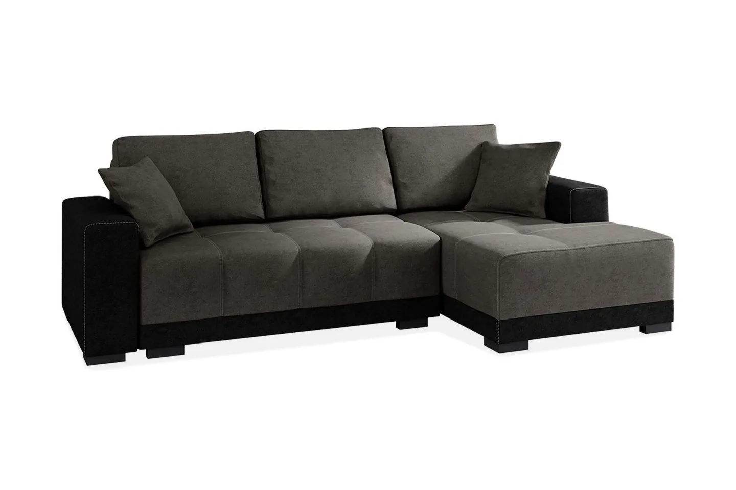 Dallas Divanbäddsoffa 240x140x80 cm - Grå