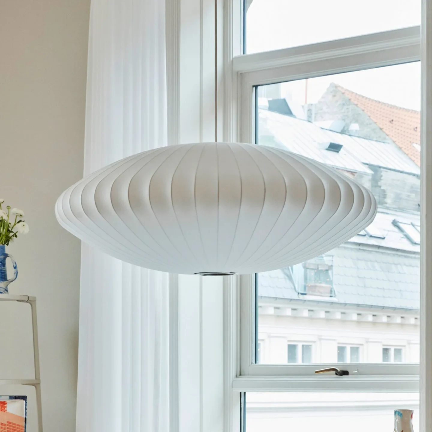 HAY Nelson Bubble Saucer pendel L Off white
