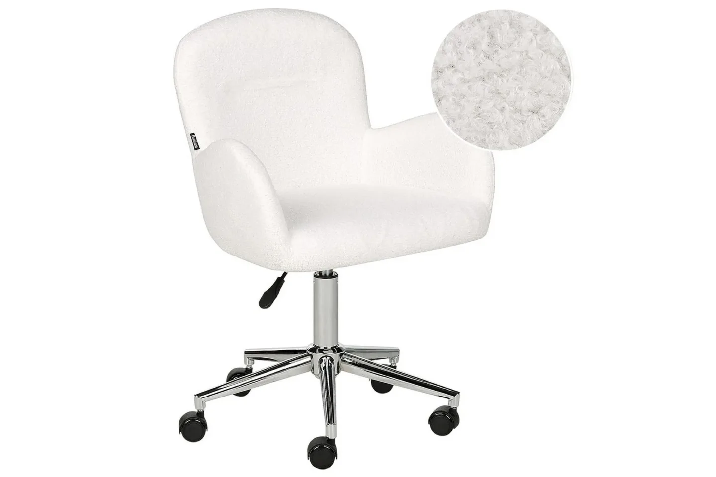 Kontorsstol Priddy Vit/Silver - Vit/Silver