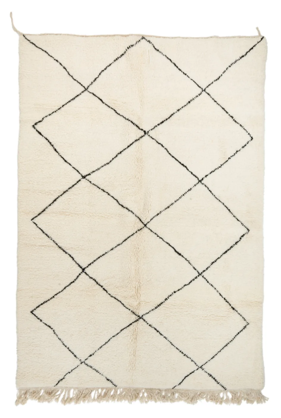 Kelim-teppe Marokkansk Beni Ourain 205 x 305 cm (Størrelse: 205 x 305 cm)
