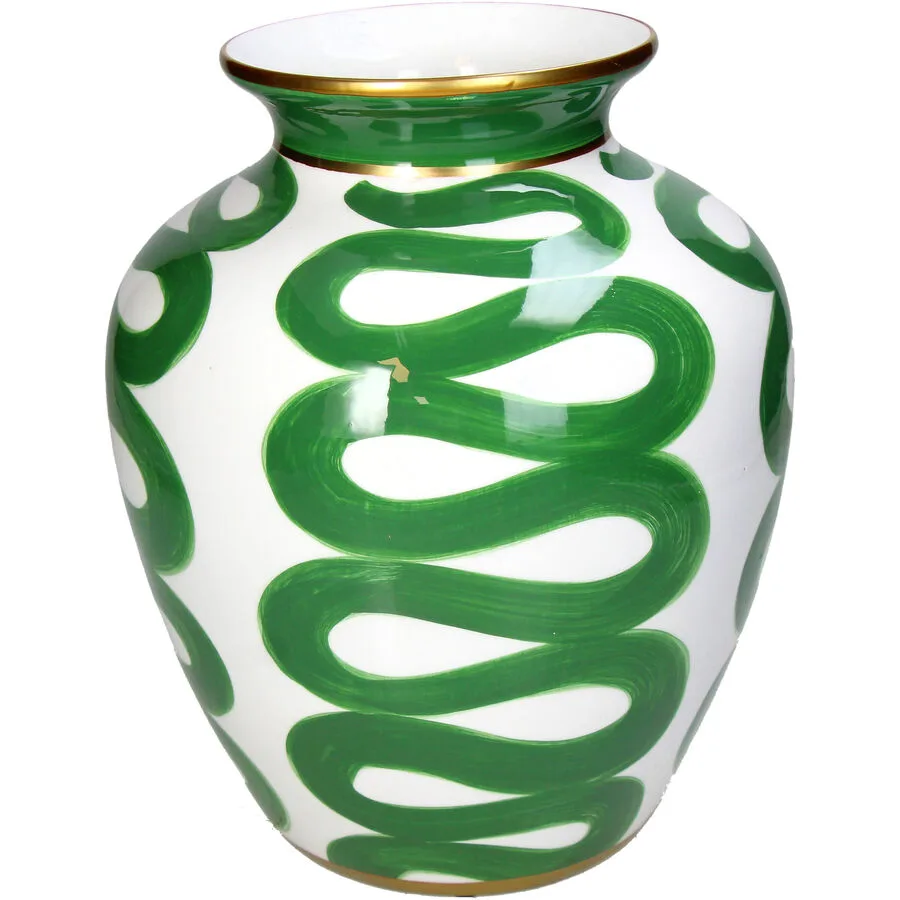 Vase Myko Grün Glas 26 cm