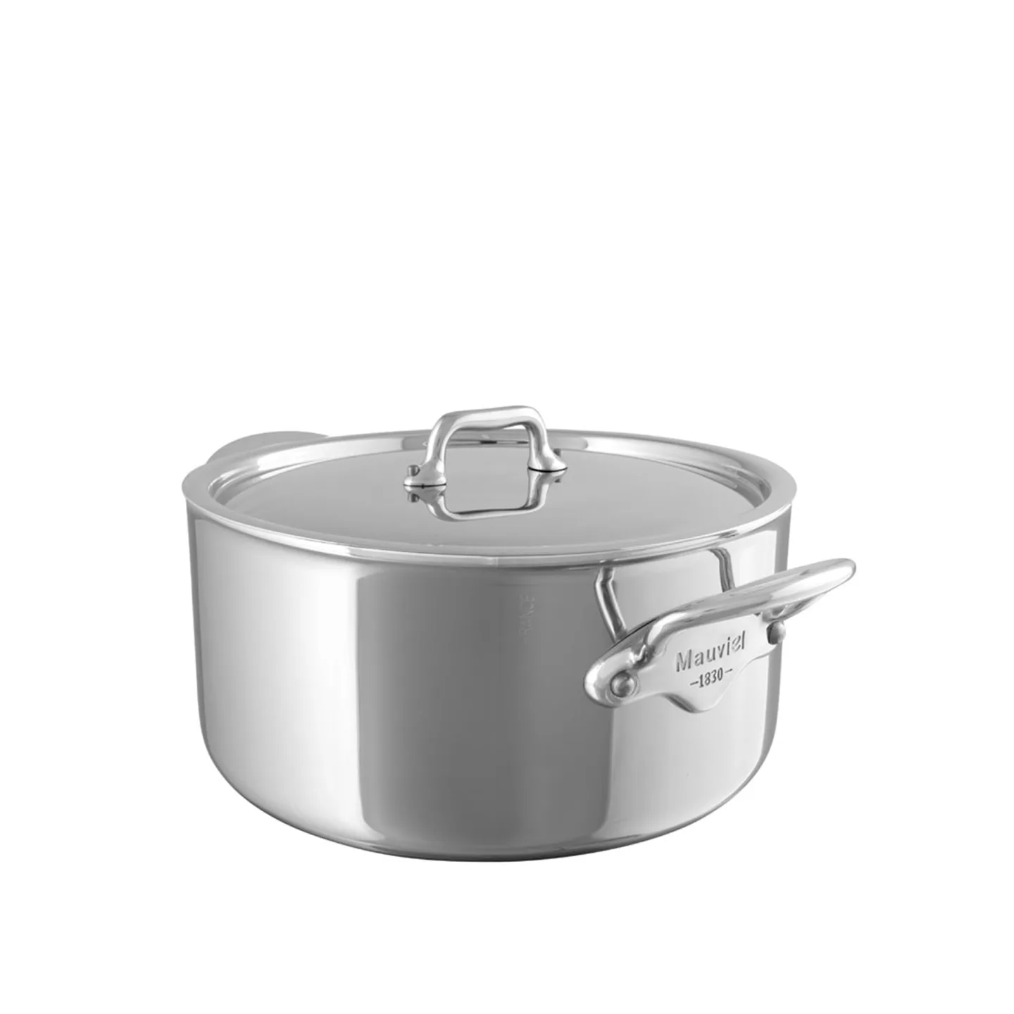 Mauviel - Pot With Lid Cook Style Steel - 3,2 L - Grytor och kastruller