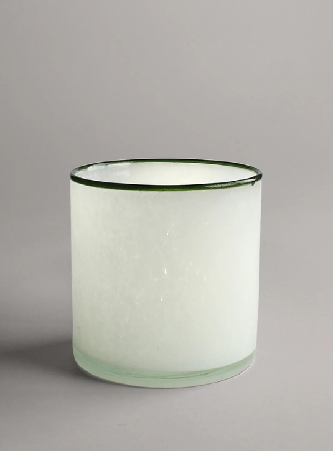 Lysestake M - Harmony (hvit/mørk grønn) (Størrelse: 10 x 10 cm)