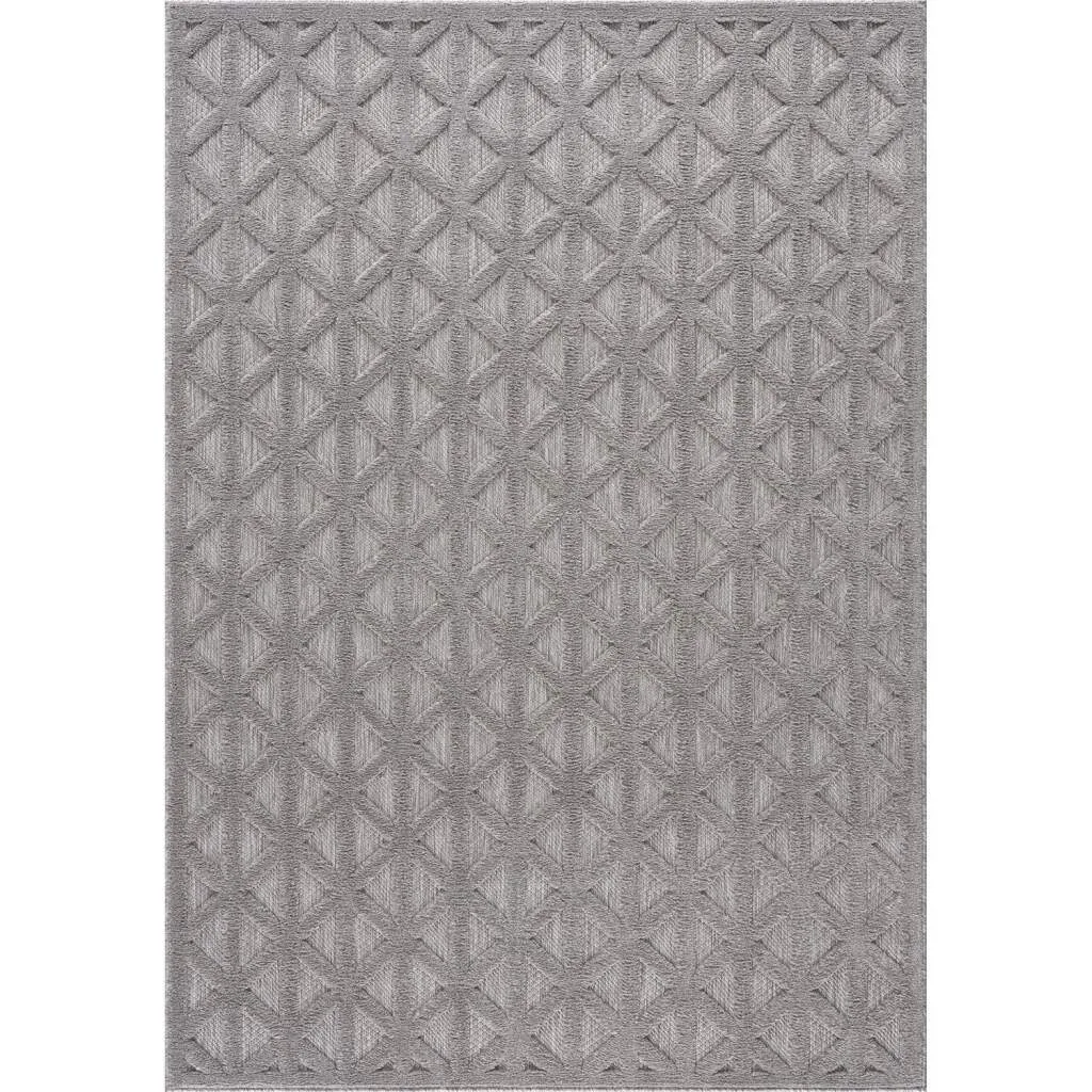 Shaggy Indoor-Outdoor - Aberdeen (grå) (Størrelse: 80 x 150 cm)