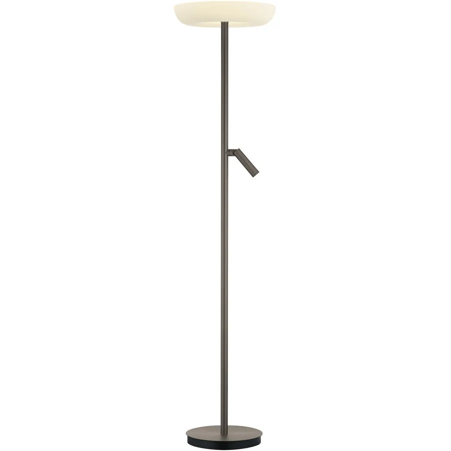 Designer-Stehlampe Bankamp Cielo bronze dimmbar H 190 cm - LED - Lichtfarbe: Extra warmweiss - Material: Aluminium/Eisen/Glas - Designer-Stehlampe-