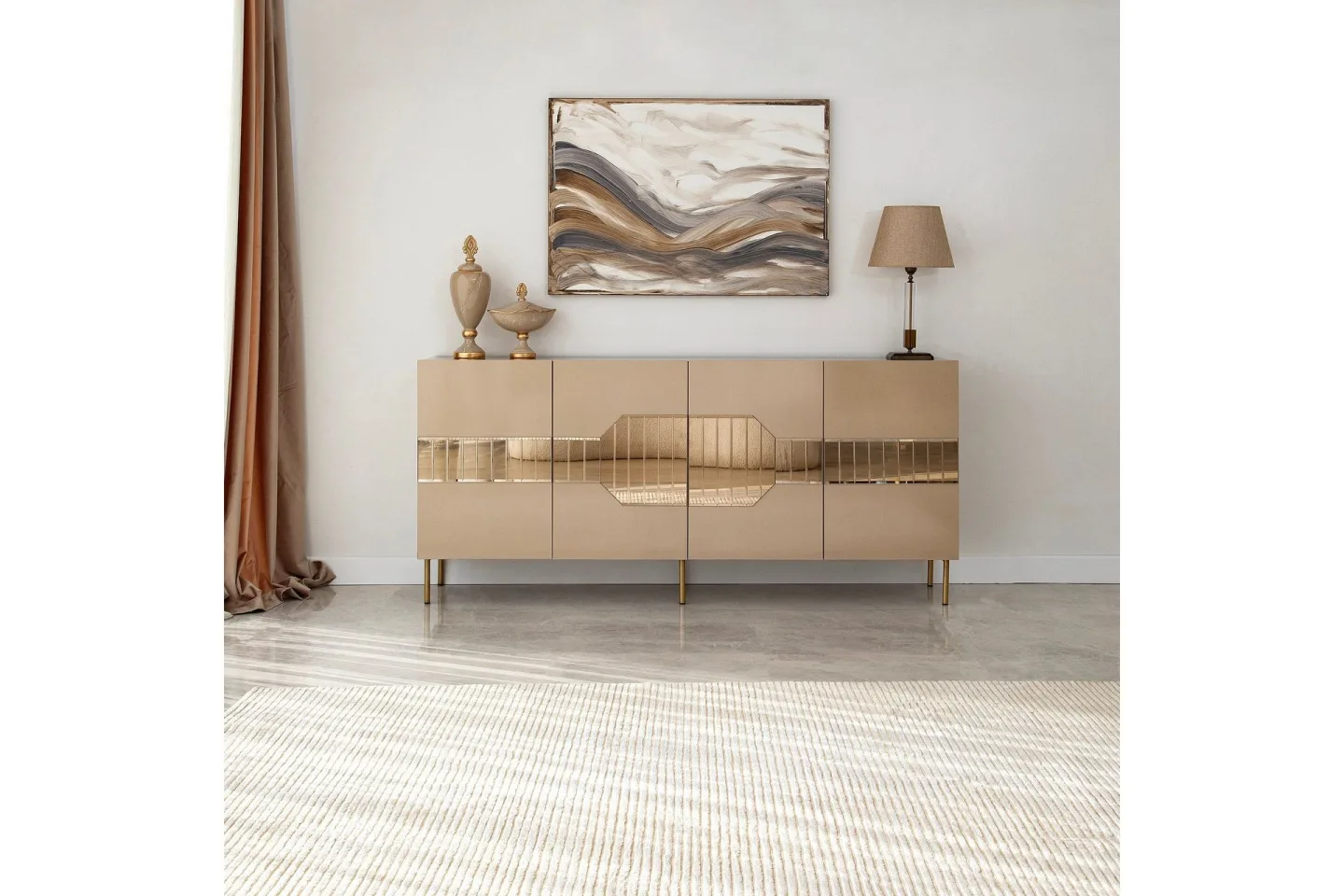 Lissione Konsollbord 180 cm - Brons