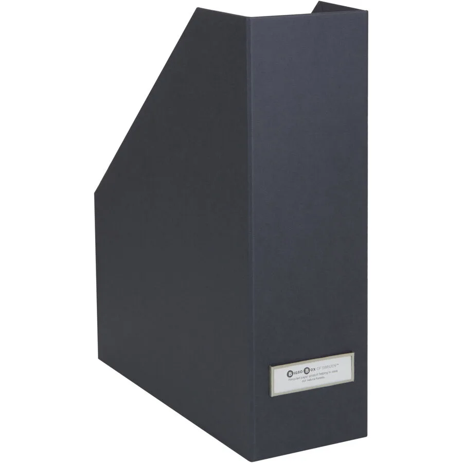 Stehsammler Bigso Box dunkelgrau Papier/Metall B 10 cm