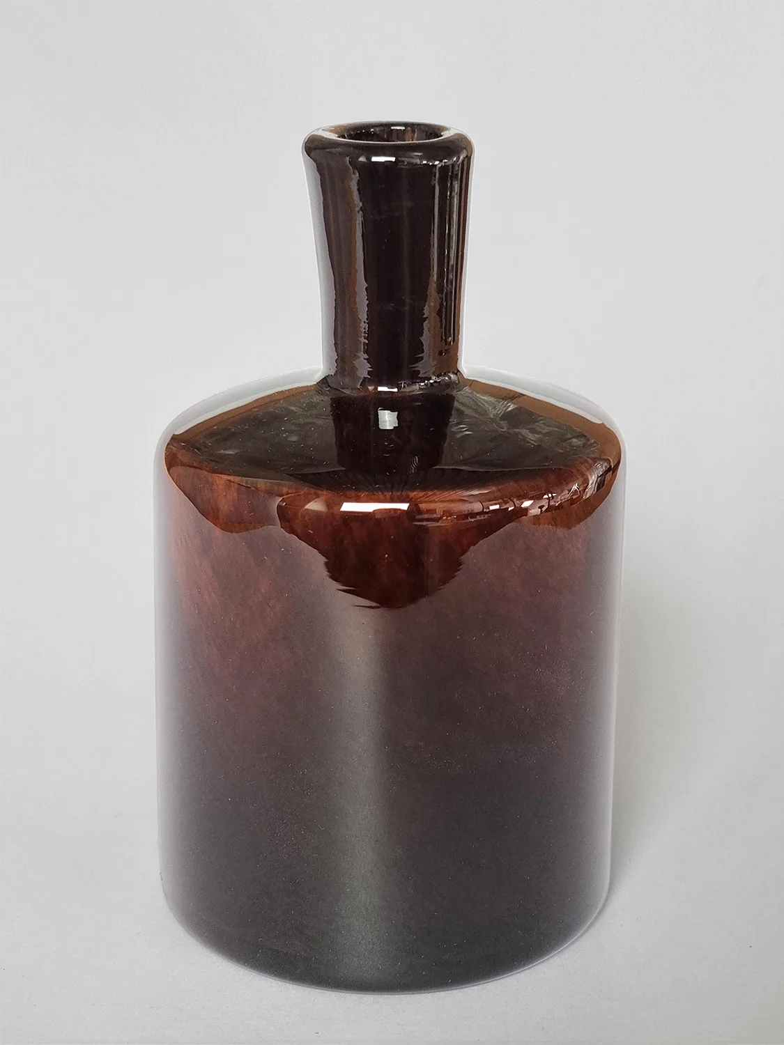 Vase - Euphoria (mørkebrun) (Størrelse: 10 x 17 cm)