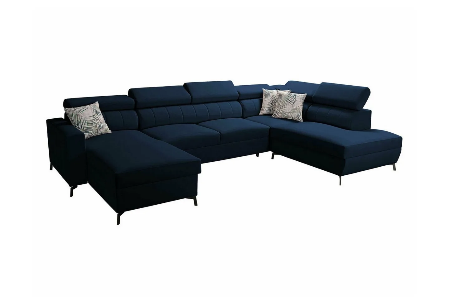 Galbally 5-sits Hörnbäddsoffa Dark blue -