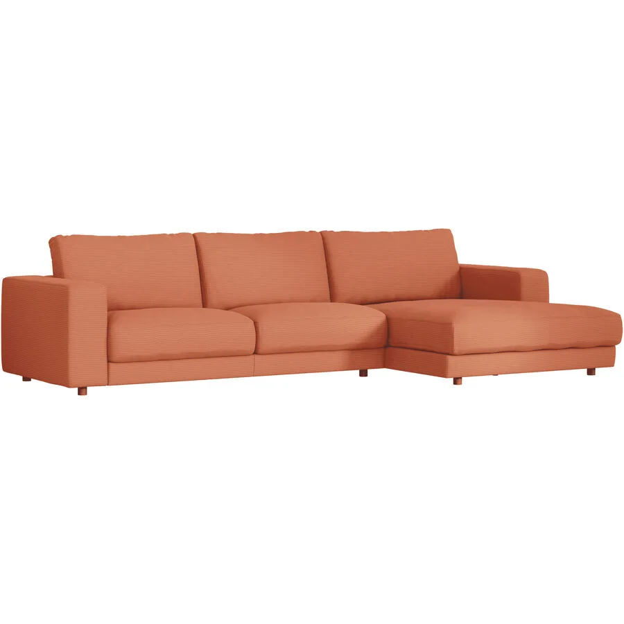 Ecksofa Ava Rechts Bezug: 88% Polyester, 12% Polyacryl dalia B 330 T 170 cm - Möbel Konfigurator: Traummöbel individuell zusammenstellen