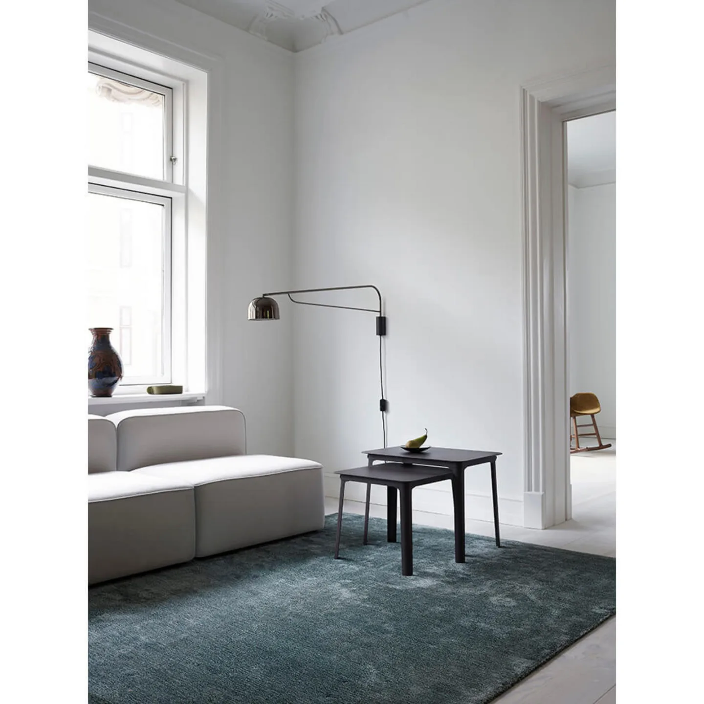 Grant Wandleuchte L111 Messing - Normann Copenhagen - Wohnzimmer - Metall