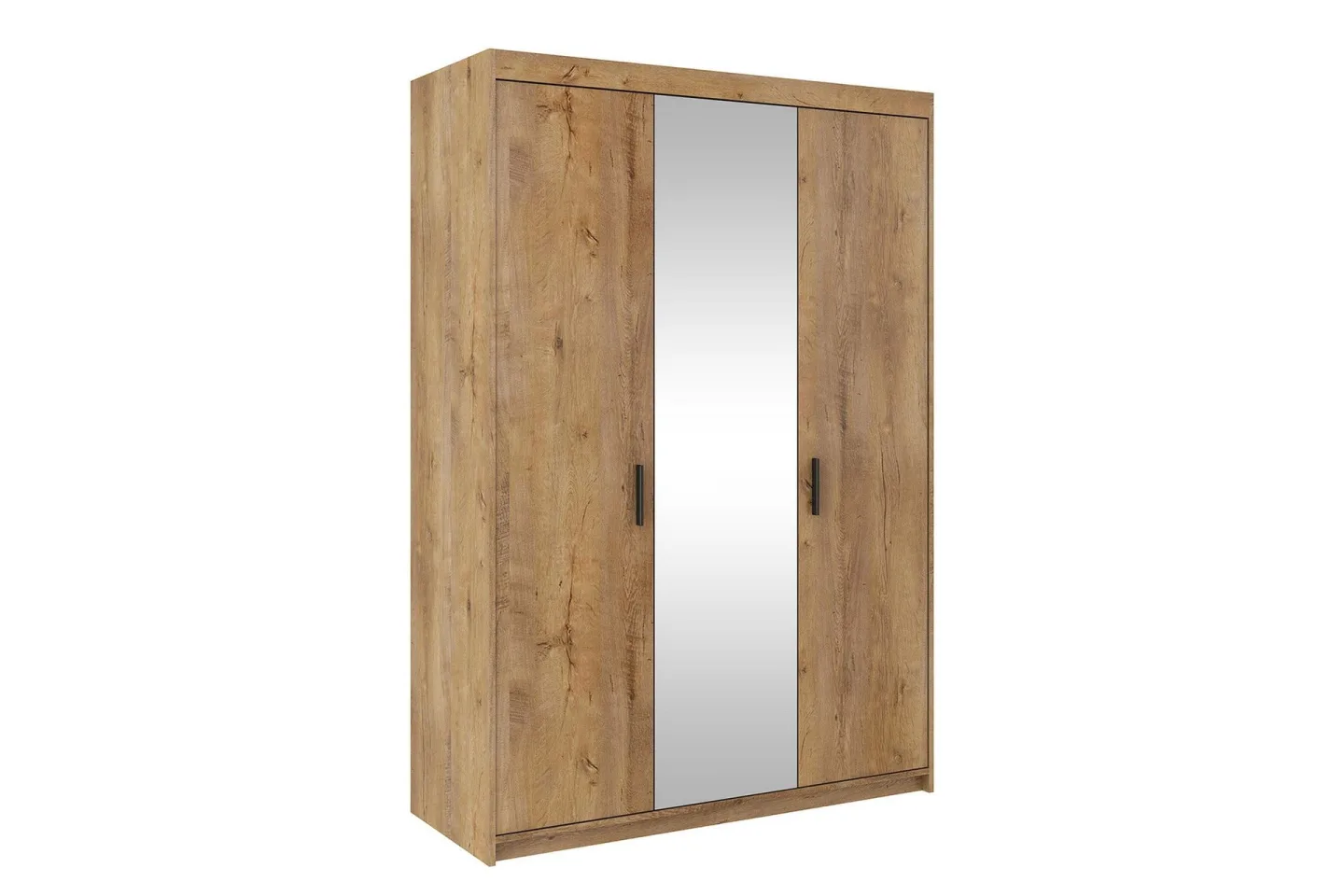 Enzenauer Garderob med Spegel 133 cm LED-belysning - Trä/natur