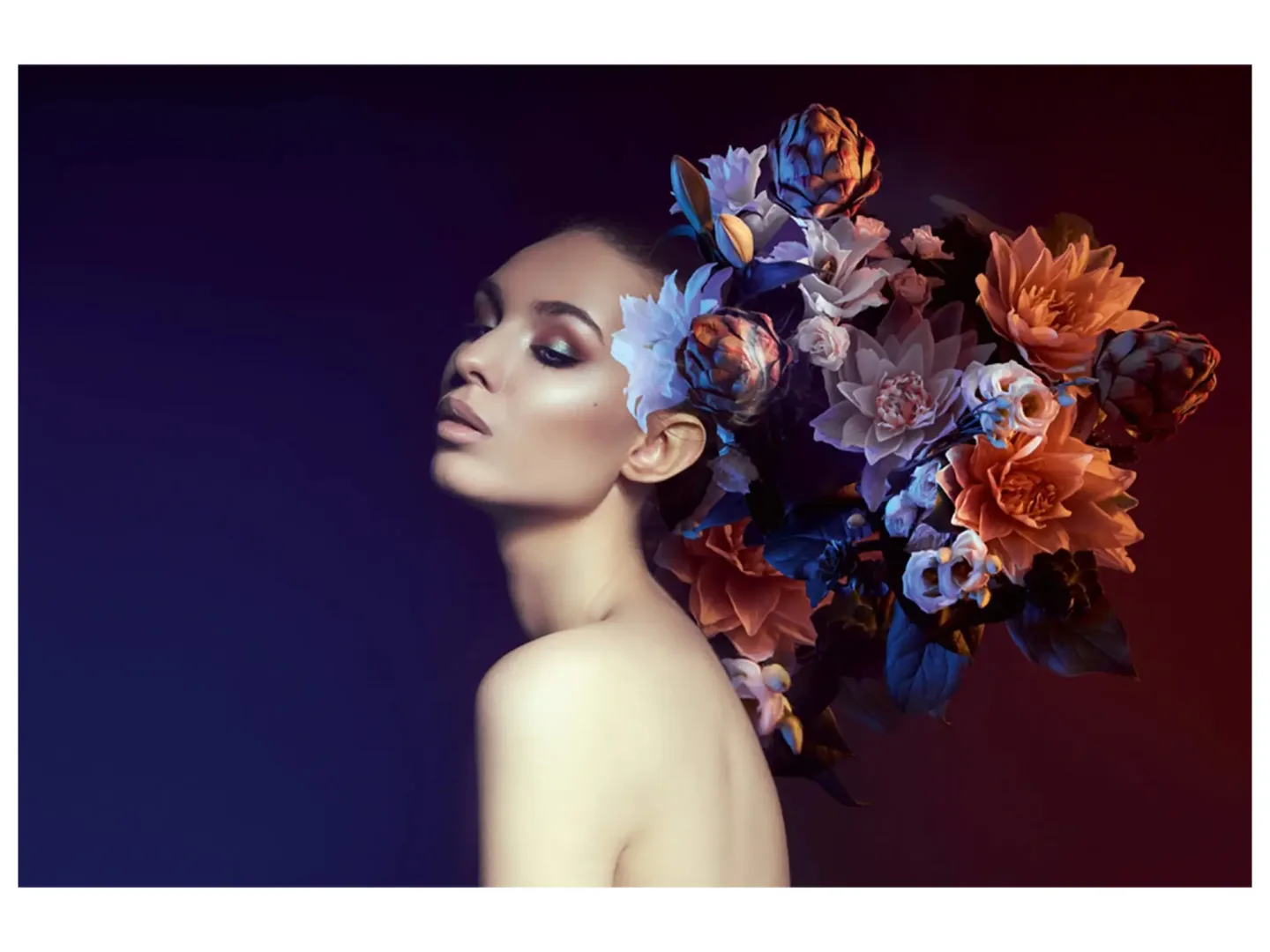 image LAND Digitaldruck auf Acrylglas Flower Beauty | Schubiger Möbel
