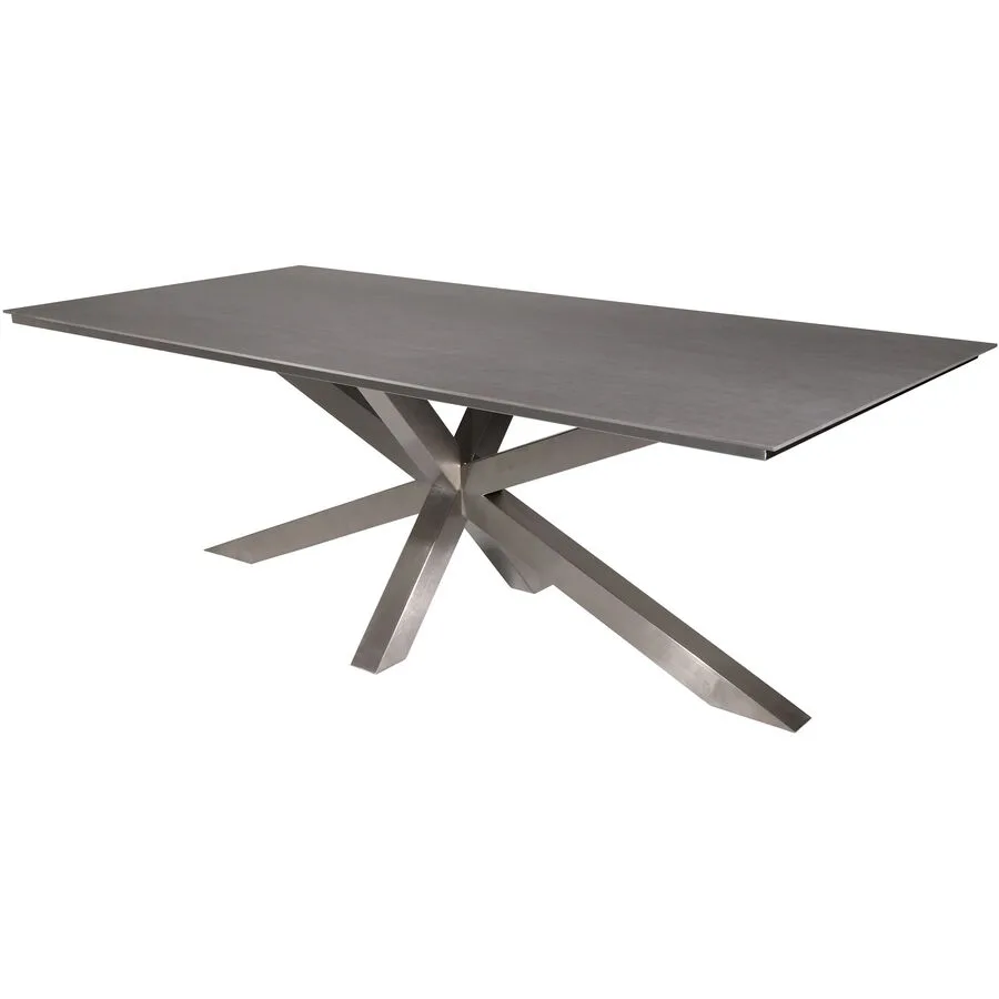 Gartentisch Vance anthrazit Keramik B 210 T 100 cm