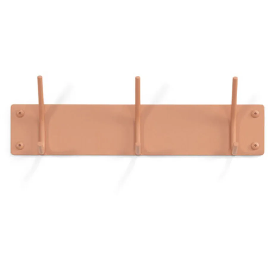 Spinder Design Garderobenleiste Hesta terracotta Stahl H 12 cm 3